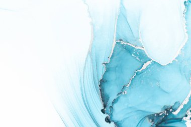 Marble ink abstract art from meticulous original painting abstract background . Painting was painted on high quality paper texture to create smooth marble background pattern of ombre alcohol ink .