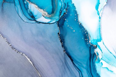 Marble ink abstract art from meticulous original painting abstract background . Painting was painted on high quality paper texture to create smooth marble background pattern of ombre alcohol ink .