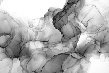 Soyut arkaplan için özgün tablodaki mermer mürekkep soyut sanat. Boyama, ombre alkol mürekkebinin pürüzsüz mermer arkaplan desenini yaratmak için yüksek kaliteli kağıt dokusuna boyanmış. .