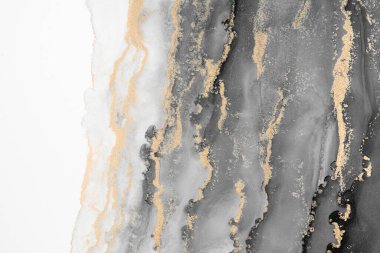 Marble ink abstract art from meticulous original painting abstract background . Painting was painted on high quality paper texture to create smooth marble background pattern of ombre alcohol ink .