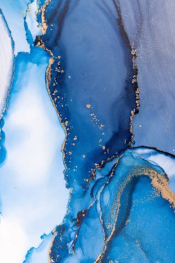 Marble ink abstract art from meticulous original painting abstract background . Painting was painted on high quality paper texture to create smooth marble background pattern of ombre alcohol ink .