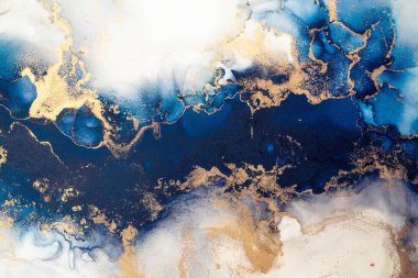 Soyut arkaplan için özgün tablodaki mermer mürekkep soyut sanat. Boyama, ombre alkol mürekkebinin pürüzsüz mermer arkaplan desenini yaratmak için yüksek kaliteli kağıt dokusuna boyanmış. .