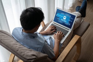 Müşteri sorularına otomatik olarak cevap veren mod çevrimiçi iş için Chatbot yazılım uygulaması
