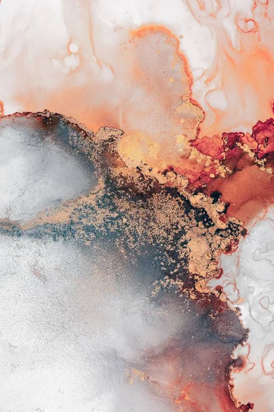 Brännande Abstrakt Bakgrund Från Marmor Bläck Konst Utsökt Originalmålning Målning — Stockfoto