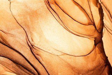 Mermer mürekkep soyut sanatının orijinal resmi. Örnek bir orjinal tablodan yüksek çözünürlüklü fotoğraf. Karargah kağıt dokusuna pürüzsüz mermer desen oluşturmak için soyut resim yapıldı.