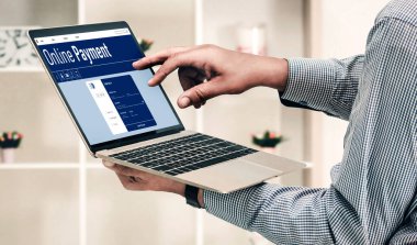 İnternet üzerinden modem para transferi için çevrimiçi ödeme platformu