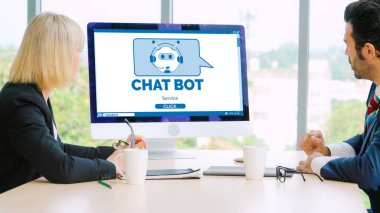 Müşteri sorularına otomatik olarak cevap veren mod çevrimiçi iş için Chatbot yazılım uygulaması