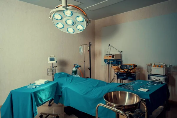 Sala Operatoria Sterile Nel Display Dell Ospedale Set Attrezzature Chirurgiche — Foto Stock