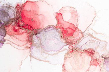 Marble ink abstract art from meticulous original painting abstract background . Painting was painted on high quality paper texture to create smooth marble background pattern of ombre alcohol ink .