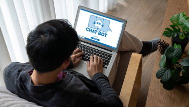 Müşteri sorularına otomatik olarak cevap veren mod çevrimiçi iş için Chatbot yazılım uygulaması