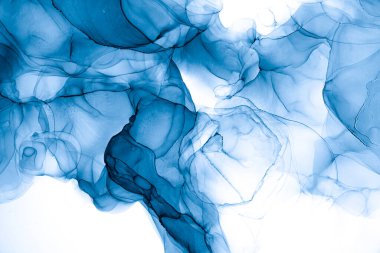 Soyut arkaplan için özgün tablodaki mermer mürekkep soyut sanat. Boyama, ombre alkol mürekkebinin pürüzsüz mermer arkaplan desenini yaratmak için yüksek kaliteli kağıt dokusuna boyanmış. .