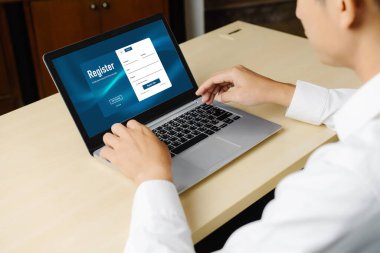 İnternet sitesinde mod form doldurmak için çevrimiçi kayıt formu