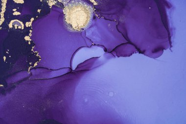 Mermer mürekkep soyut sanatının orijinal resmi. Örnek bir orjinal tablodan yüksek çözünürlüklü fotoğraf. Karargah kağıt dokusuna pürüzsüz mermer desen oluşturmak için soyut resim yapıldı.