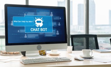 Müşteri sorularına otomatik olarak cevap veren mod çevrimiçi iş için Chatbot yazılım uygulaması
