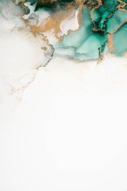 Soyut arkaplan için özgün tablodaki mermer mürekkep soyut sanat. Resim, Kintsuki mürekkep sanatının düz mermer arkaplan desenini yaratmak için yüksek kaliteli kağıt dokusuna boyanmış. .