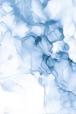 Mermer mürekkep soyut sanatının orijinal resmi. Örnek bir orjinal tablodan yüksek çözünürlüklü fotoğraf. Karargah kağıt dokusuna pürüzsüz mermer desen oluşturmak için soyut resim yapıldı.