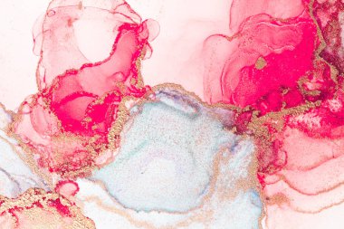 Marble ink abstract art from meticulous original painting abstract background . Painting was painted on high quality paper texture to create smooth marble background pattern of ombre alcohol ink .