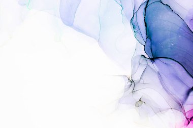 Soyut arkaplan için özgün tablodaki mermer mürekkep soyut sanat. Boyama, ombre alkol mürekkebinin pürüzsüz mermer arkaplan desenini yaratmak için yüksek kaliteli kağıt dokusuna boyanmış. .