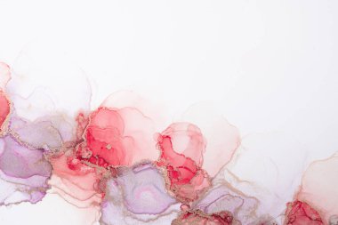 Marble ink abstract art from meticulous original painting abstract background . Painting was painted on high quality paper texture to create smooth marble background pattern of ombre alcohol ink .