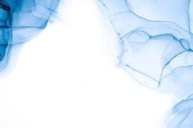 Soyut arkaplan için özgün tablodaki mermer mürekkep soyut sanat. Boyama, ombre alkol mürekkebinin pürüzsüz mermer arkaplan desenini yaratmak için yüksek kaliteli kağıt dokusuna boyanmış. .