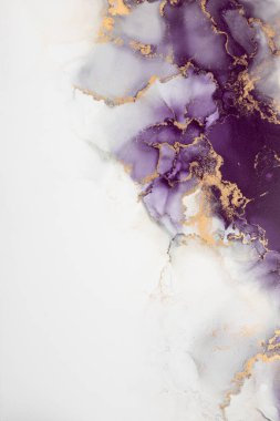 Soyut arkaplan için özgün tablodaki mermer mürekkep soyut sanat. Resim, Kintsuki mürekkep sanatının düz mermer arkaplan desenini yaratmak için yüksek kaliteli kağıt dokusuna boyanmış. .