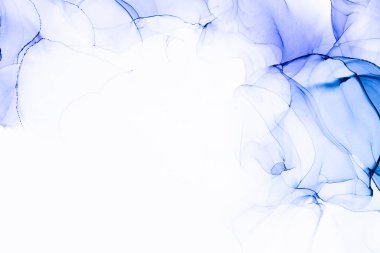 Soyut arkaplan için özgün tablodaki mermer mürekkep soyut sanat. Boyama, ombre alkol mürekkebinin pürüzsüz mermer arkaplan desenini yaratmak için yüksek kaliteli kağıt dokusuna boyanmış. .