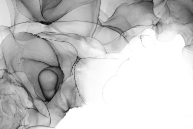 Soyut arkaplan için özgün tablodaki mermer mürekkep soyut sanat. Boyama, ombre alkol mürekkebinin pürüzsüz mermer arkaplan desenini yaratmak için yüksek kaliteli kağıt dokusuna boyanmış. .