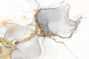 Marble ink abstract art from meticulous original painting abstract background . Painting was painted on high quality paper texture to create smooth marble background pattern of ombre alcohol ink .