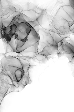 Soyut arkaplan için özgün tablodaki mermer mürekkep soyut sanat. Boyama, ombre alkol mürekkebinin pürüzsüz mermer arkaplan desenini yaratmak için yüksek kaliteli kağıt dokusuna boyanmış. .