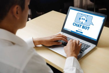 Müşteri sorularına otomatik olarak cevap veren mod çevrimiçi iş için Chatbot yazılım uygulaması