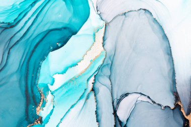 Marble ink abstract art from meticulous original painting abstract background . Painting was painted on high quality paper texture to create smooth marble background pattern of ombre alcohol ink .