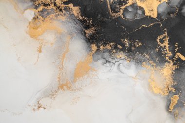 Soyut arkaplan için özgün tablodaki mermer mürekkep soyut sanat. Boyama, ombre alkol mürekkebinin pürüzsüz mermer arkaplan desenini yaratmak için yüksek kaliteli kağıt dokusuna boyanmış. .