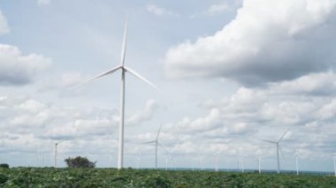 Rüzgarı yenilenebilir enerji kaynağı olarak kullanmanın yenilikçi yolu yeşil tarla veya tepedeki rüzgar türbini çiftliği ile modern yaşam biçimine güç sağlamaktır. Yel değirmeni jeneratörü karbondioksit salınımı olmadan elektrik üretir.