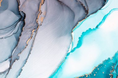 Marble ink abstract art from meticulous original painting abstract background . Painting was painted on high quality paper texture to create smooth marble background pattern of ombre alcohol ink .