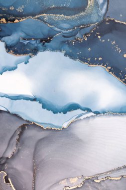 Marble ink abstract art from meticulous original painting abstract background . Painting was painted on high quality paper texture to create smooth marble background pattern of ombre alcohol ink .