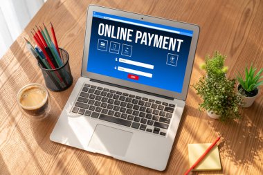 İnternet üzerinden modem para transferi için çevrimiçi ödeme platformu