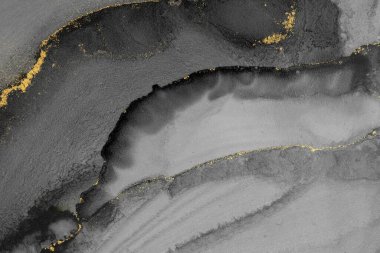 Mermer mürekkep soyut sanatının orijinal resmi. Örnek bir orjinal tablodan yüksek çözünürlüklü fotoğraf. Karargah kağıt dokusuna pürüzsüz mermer desen oluşturmak için soyut resim yapıldı.