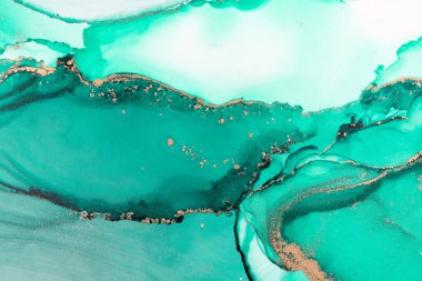 Marble ink abstract art from meticulous original painting abstract background . Painting was painted on high quality paper texture to create smooth marble background pattern of ombre alcohol ink .