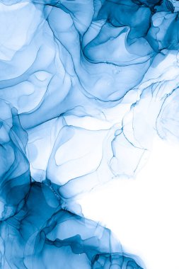 Soyut arkaplan için özgün tablodaki mermer mürekkep soyut sanat. Boyama, ombre alkol mürekkebinin pürüzsüz mermer arkaplan desenini yaratmak için yüksek kaliteli kağıt dokusuna boyanmış. .