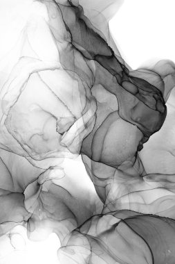 Soyut arkaplan için özgün tablodaki mermer mürekkep soyut sanat. Boyama, ombre alkol mürekkebinin pürüzsüz mermer arkaplan desenini yaratmak için yüksek kaliteli kağıt dokusuna boyanmış. .