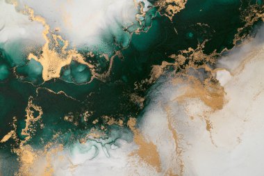 Soyut arkaplan için özgün tablodaki mermer mürekkep soyut sanat. Boyama, ombre alkol mürekkebinin pürüzsüz mermer arkaplan desenini yaratmak için yüksek kaliteli kağıt dokusuna boyanmış. .