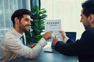 Positive and friendly interview with candidate feeling confident and happy. Interviewer and candidate had great conversation about candidates qualifications and application for position. Fervent clipart