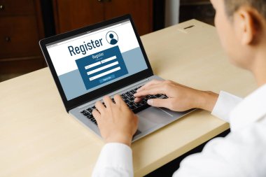 İnternet sitesinde mod form doldurmak için çevrimiçi kayıt formu