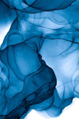 Soyut arkaplan için özgün tablodaki mermer mürekkep soyut sanat. Boyama, ombre alkol mürekkebinin pürüzsüz mermer arkaplan desenini yaratmak için yüksek kaliteli kağıt dokusuna boyanmış. .