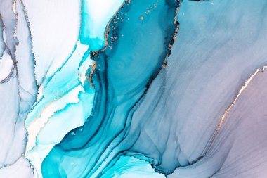 Marble ink abstract art from meticulous original painting abstract background . Painting was painted on high quality paper texture to create smooth marble background pattern of ombre alcohol ink .