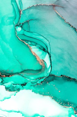 Marble ink abstract art from meticulous original painting abstract background . Painting was painted on high quality paper texture to create smooth marble background pattern of ombre alcohol ink .