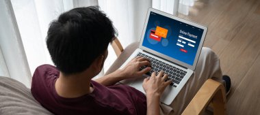 İnternet üzerinden modem para transferi için çevrimiçi ödeme platformu