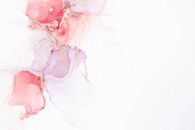 Marble ink abstract art from meticulous original painting abstract background . Painting was painted on high quality paper texture to create smooth marble background pattern of ombre alcohol ink .