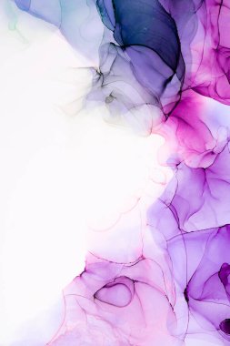 Soyut arkaplan için özgün tablodaki mermer mürekkep soyut sanat. Boyama, ombre alkol mürekkebinin pürüzsüz mermer arkaplan desenini yaratmak için yüksek kaliteli kağıt dokusuna boyanmış. .