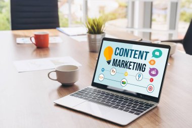 Mod çevrimiçi iş ve e-ticaret pazarlama stratejisi için içerik pazarlaması